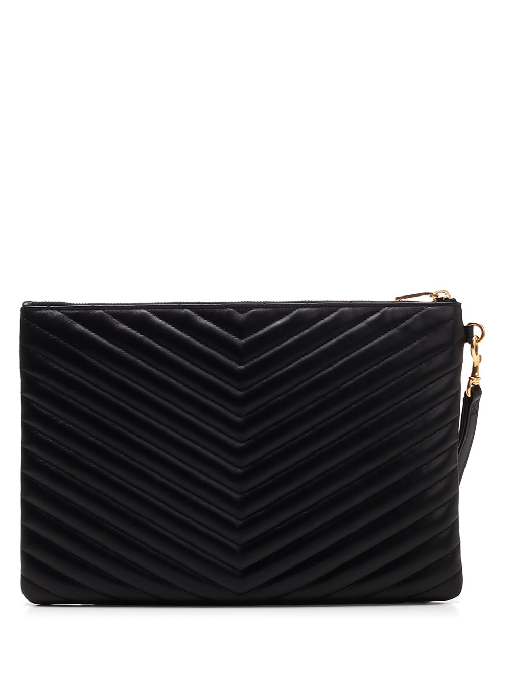 Saint Laurent Cassandre Matelassé Quilted Zipped Pouch