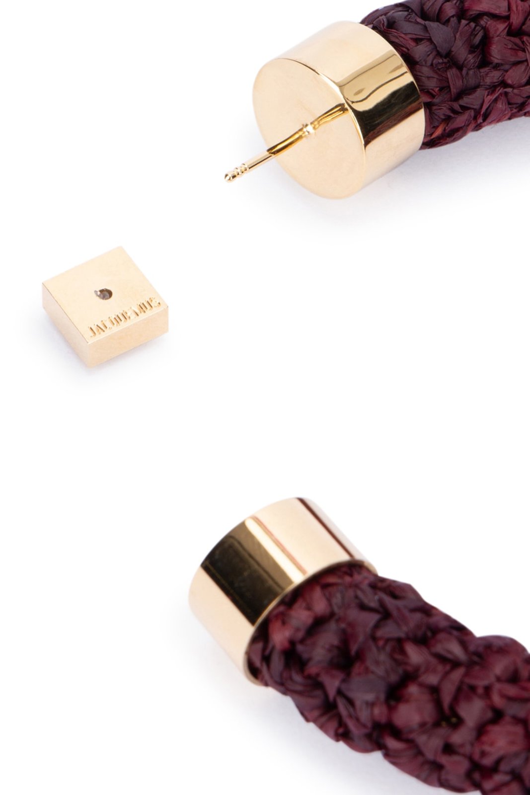 Jacquemus Les Créoles Raphia Hoop Earrings – Cettire