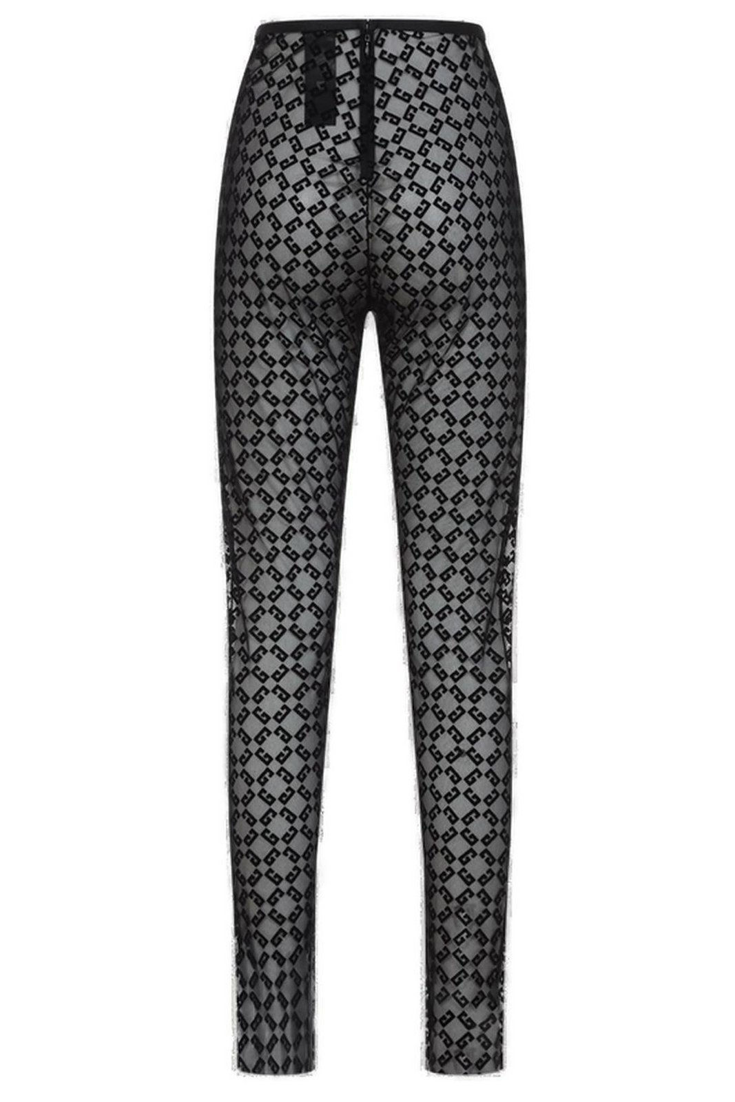 スパッツ・レギンス Givenchy Monogram Tulle Leggings Givenchy Black Sheer Leggings Givenchy