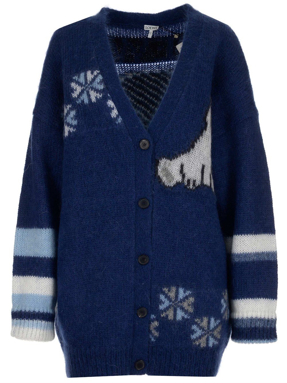 Loewe Oversized Bear Knit Cardigan 