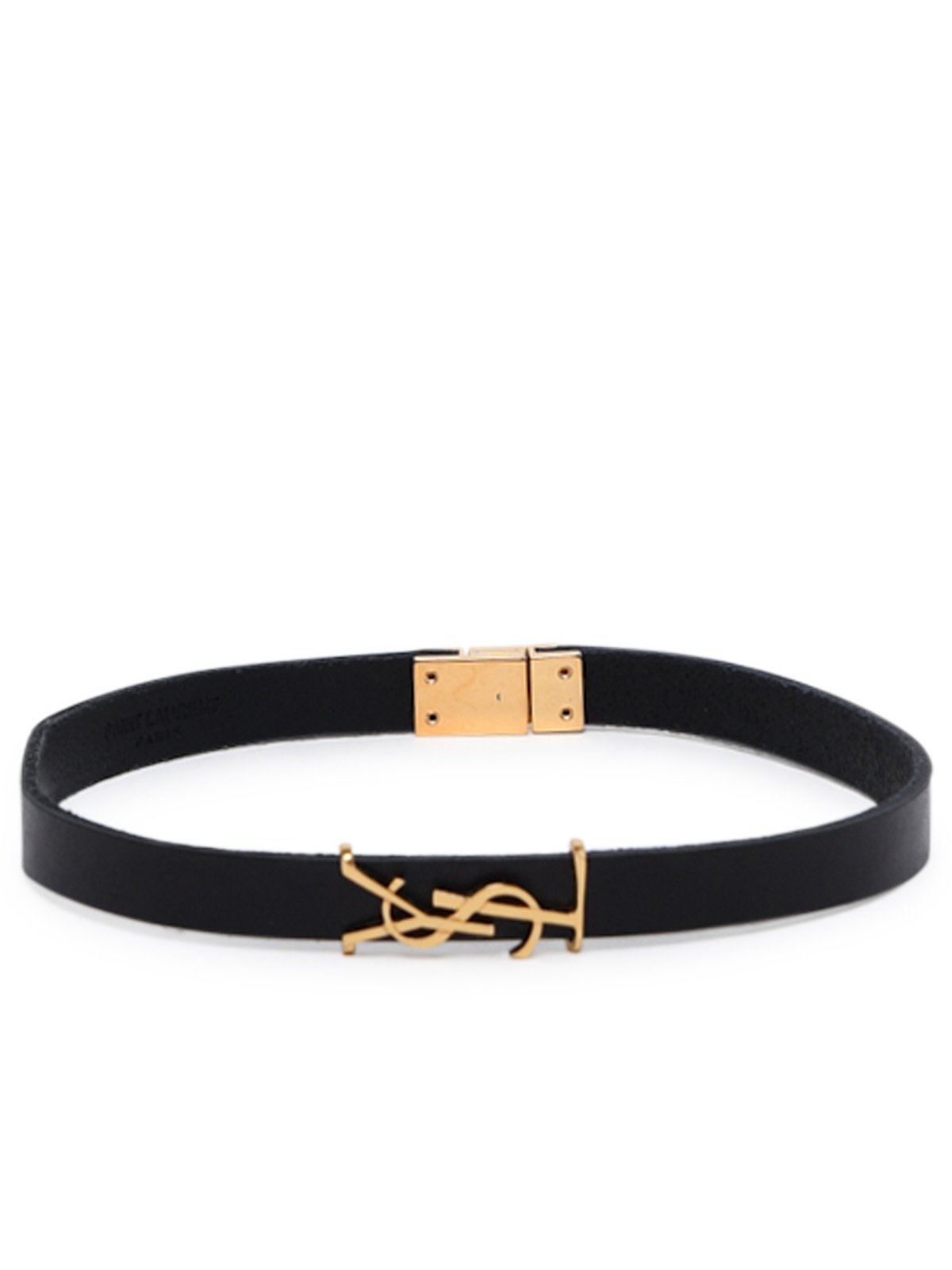 Saint Laurent Logo Plaque Bracelet