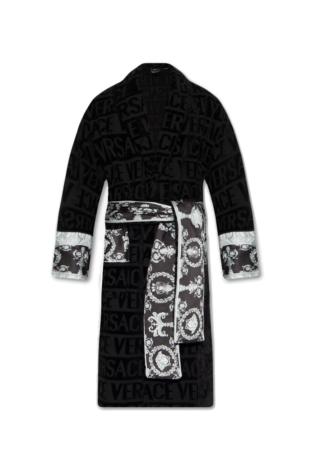 Versace I Love Baroque Belted Bathrobe