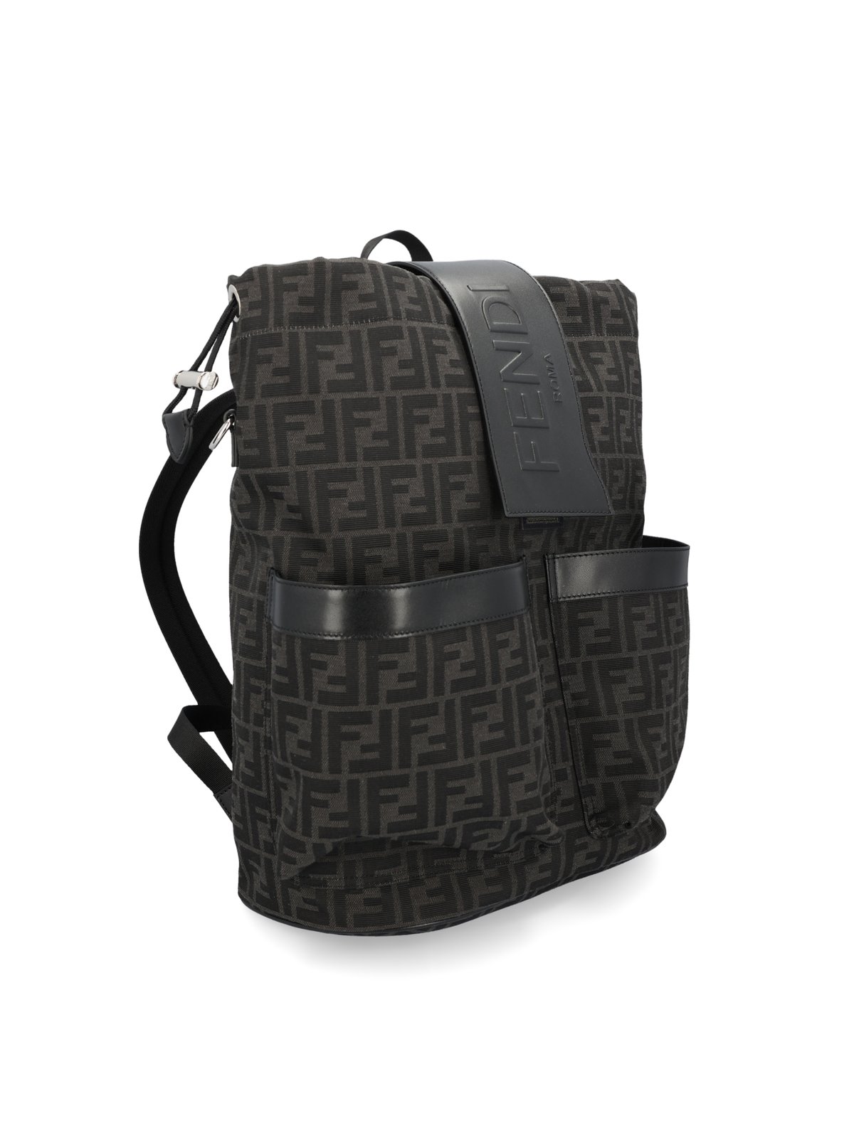 Fendi FF Jacquard Fendi Strike Medium Backpack