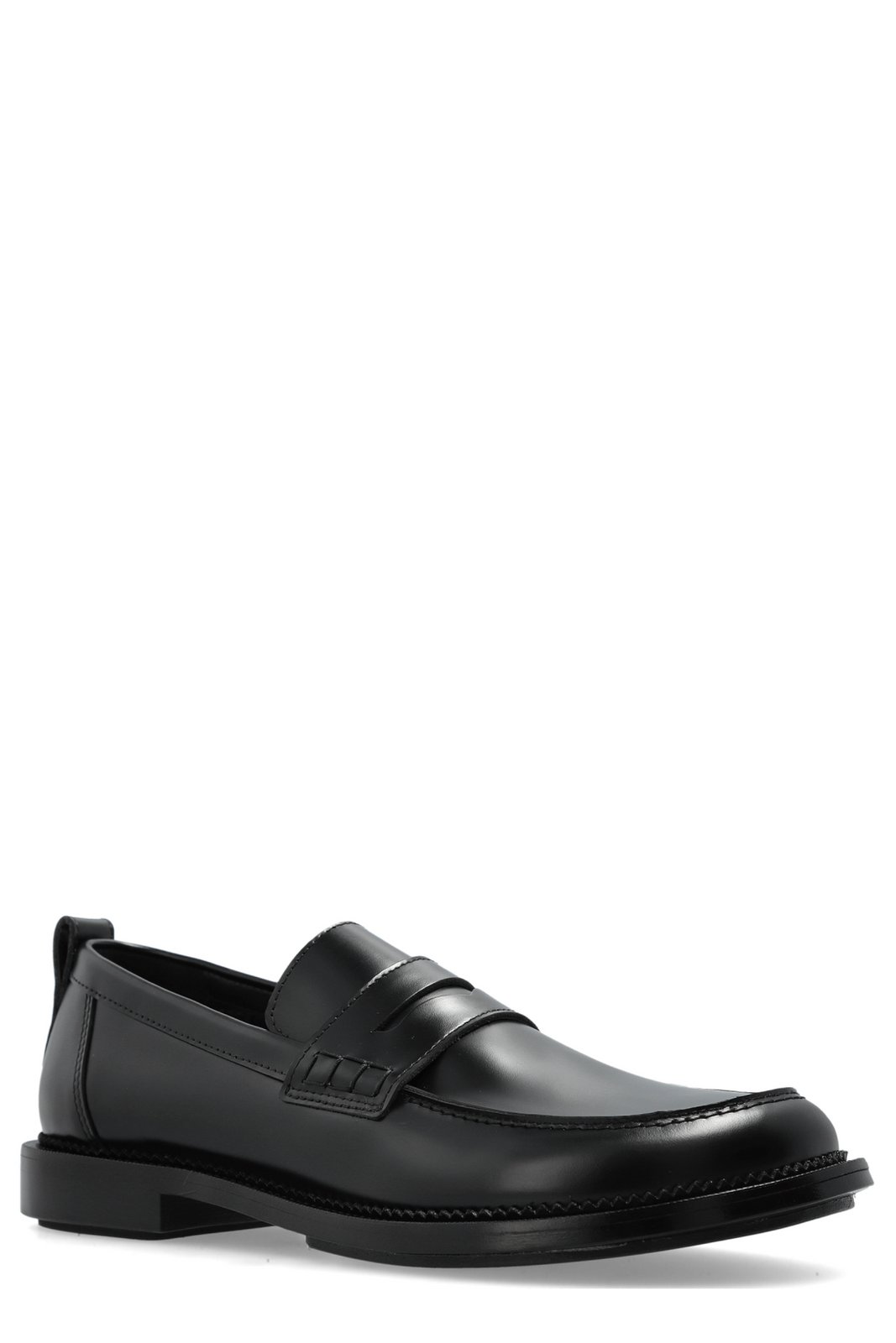 ✩ Ami ✩ AMI Logo Embossed Slip-On Loafers – Cettire