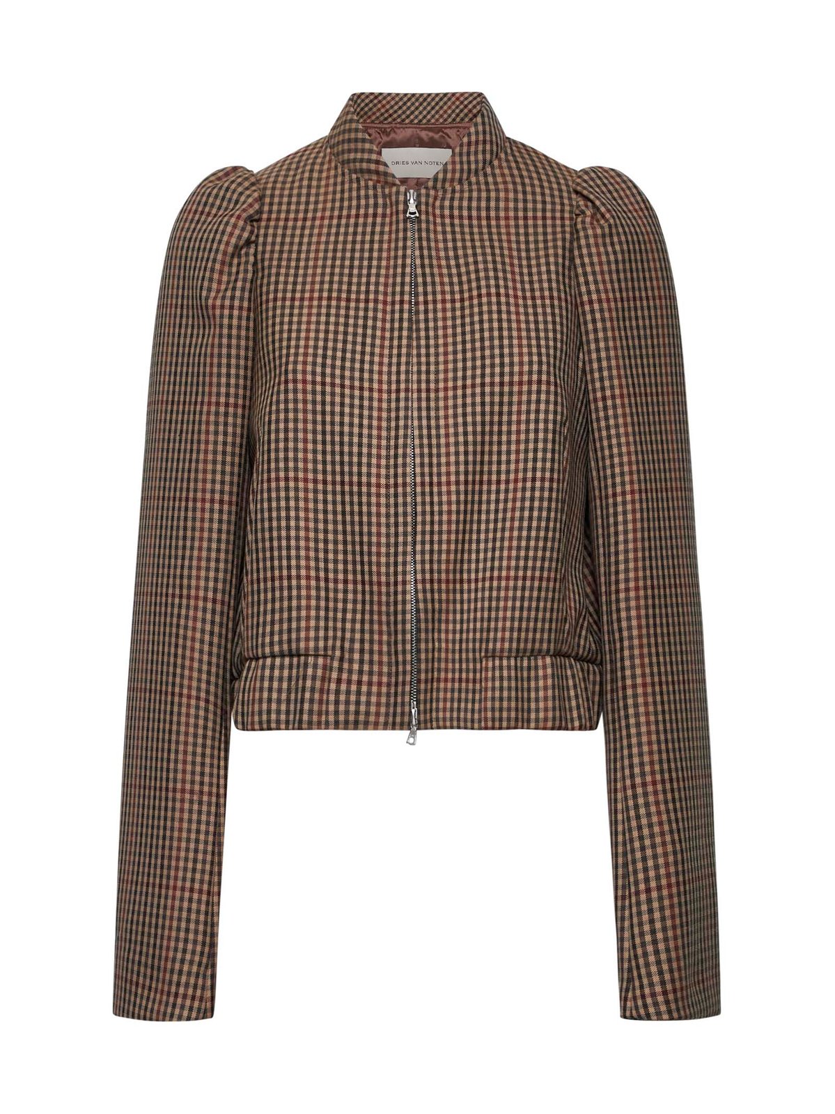 Dries Van Noten Checked Zip-Up Jacket – Cettire