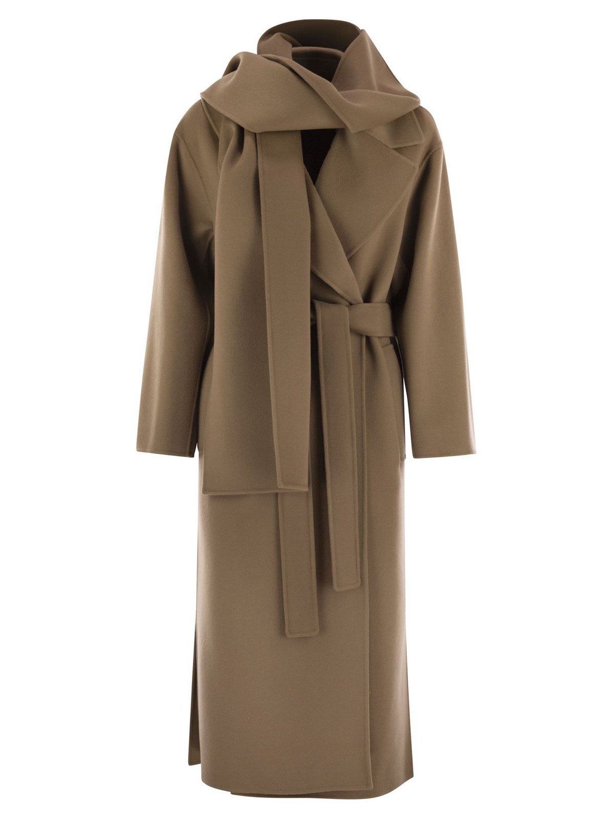 'S Max Mara Cuore Belted Long-Sleeved Coat