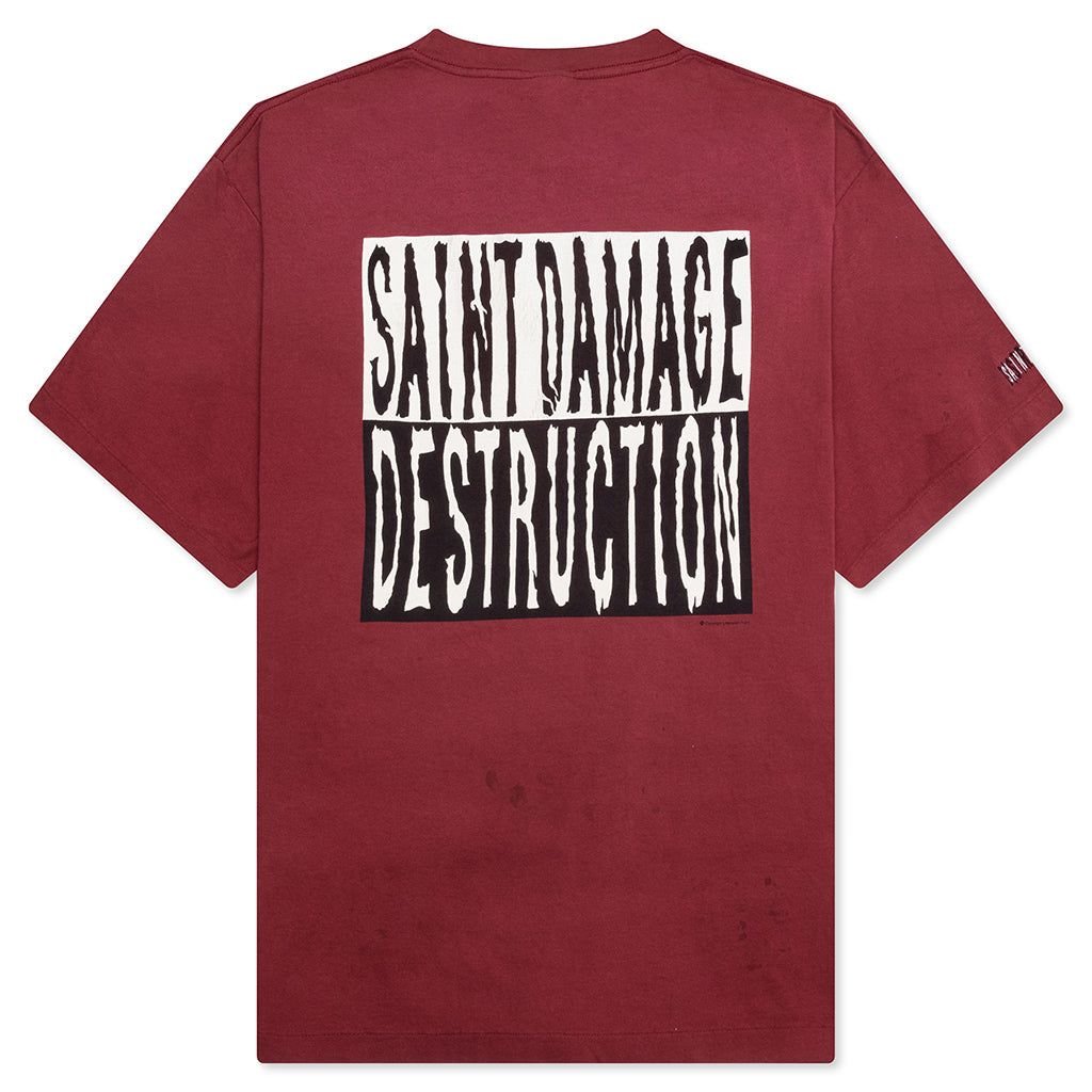 SAINT MXXXXXX SAINT Damage Destruction T-Shirt – Cettire