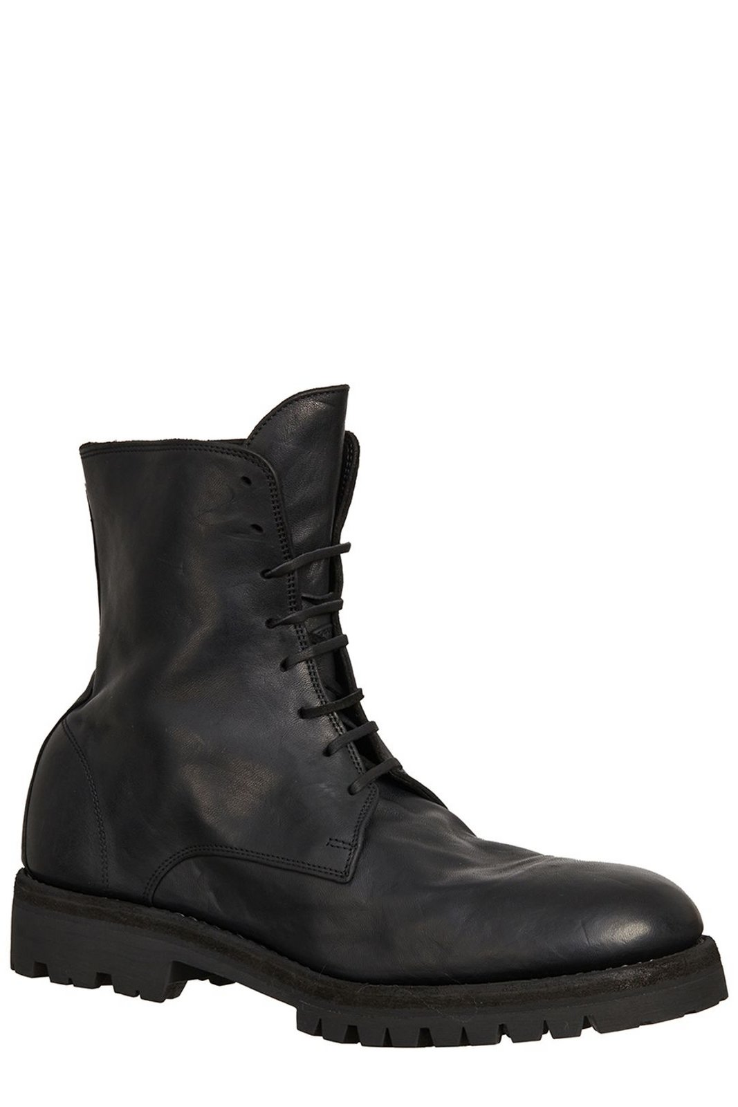 GUIDI MENS Laced Up Boots 795V CO93T 42 Guidi 795V Leather Lace-Up