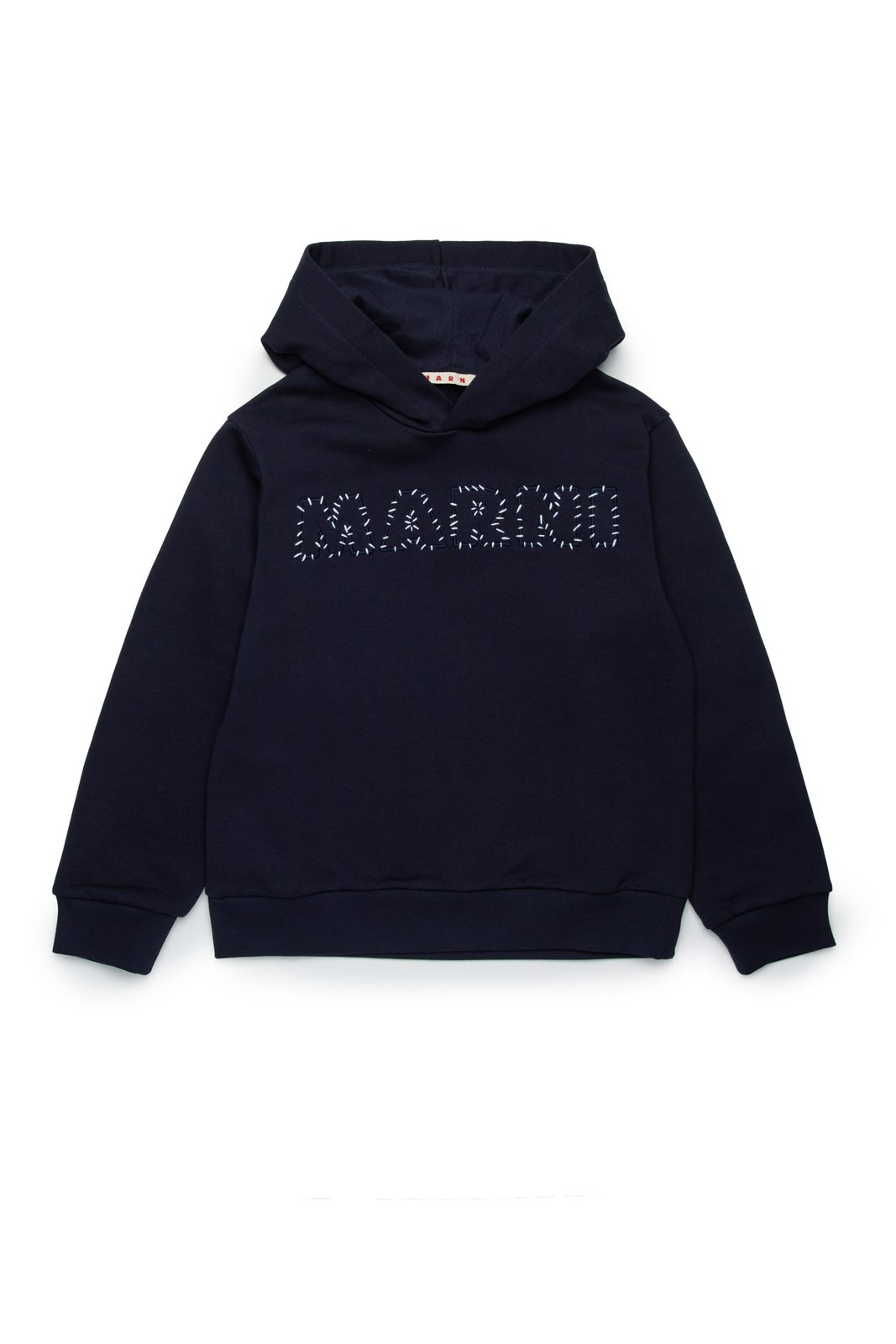 Marni Kids Logo Embroidered Hoodie