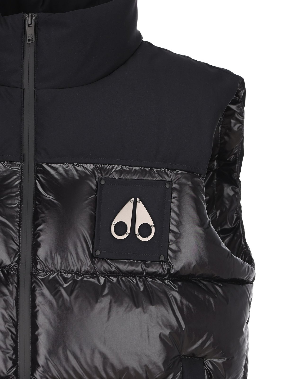 Moose Knuckles Victory Logo Plaque Padded Gilet