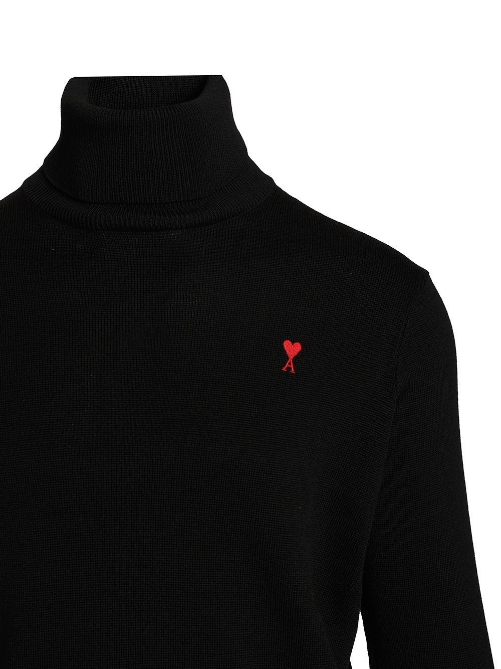 AMI Paris Ami De Coeur Turtleneck Jumper