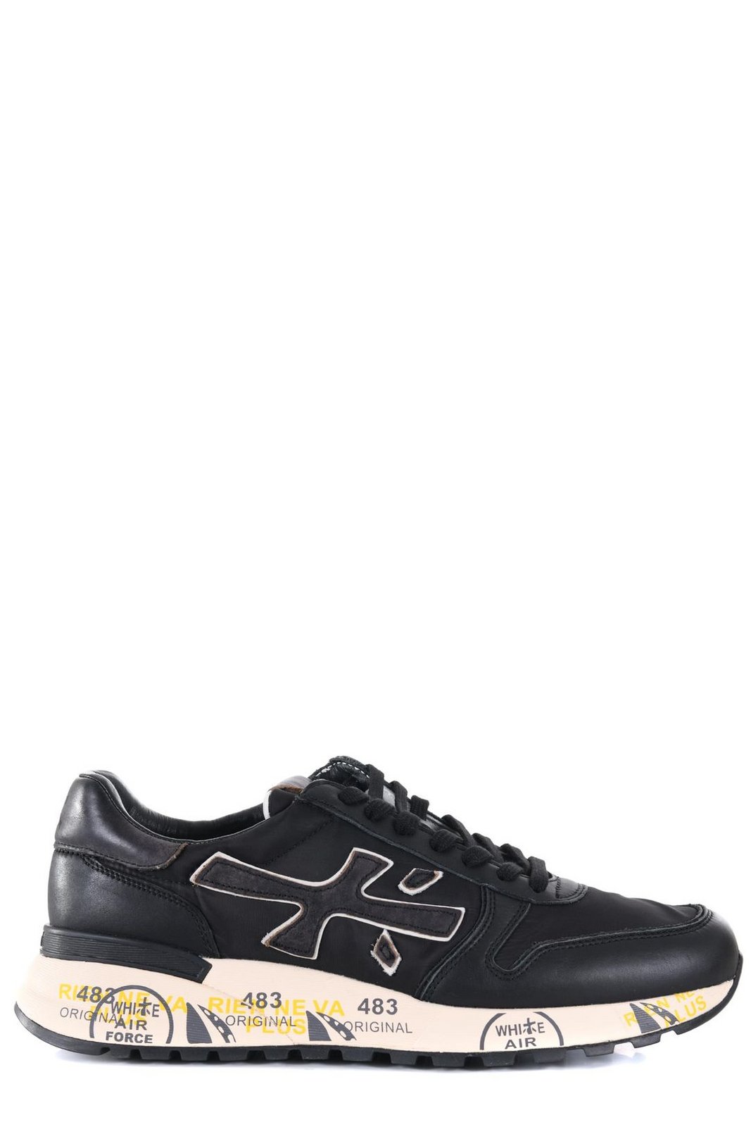 Premiata Mick Logo-Patch Lace-Up Sneakers – Cettire