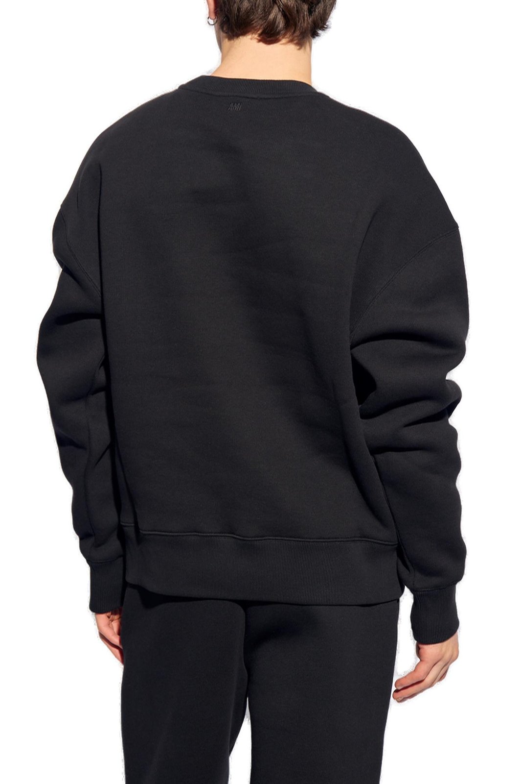 AMI Paris Ami de Coeur Logo Embossed Crewneck Sweatshirt
