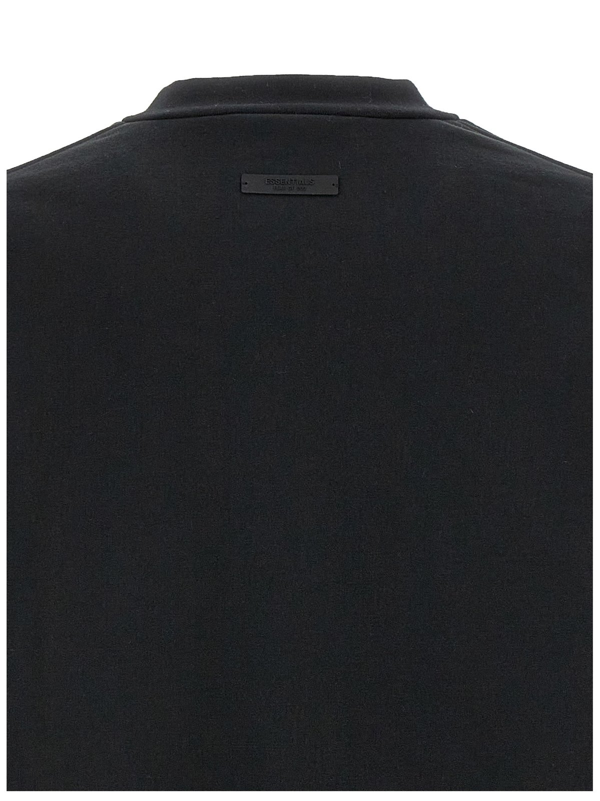 Fear Of God Essentials Slogan Printed V-Neck Sweatshirt