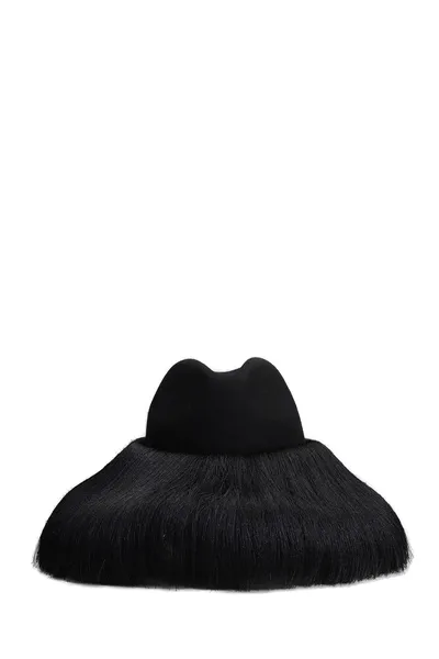 꼼데가르송 Comme Des Garçons 페도라 프린지 모자