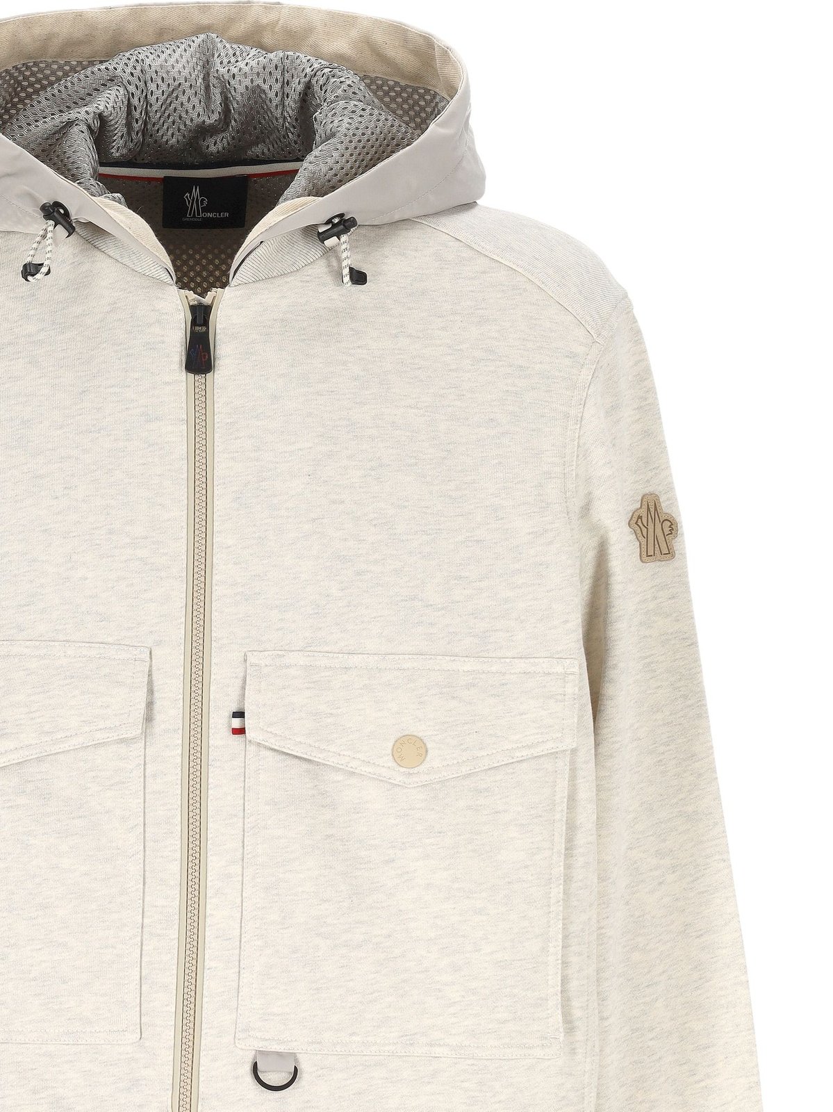 Moncler Grenoble Logo Patch Zipped Hoodie