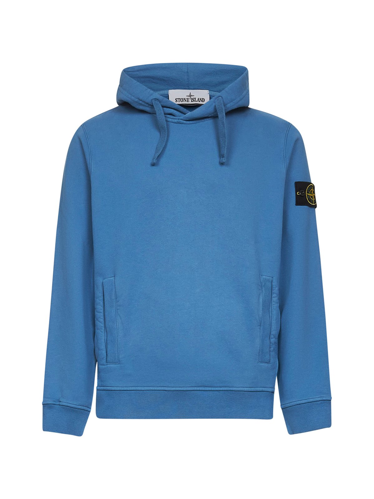 Stone Island Logo Patch Drawstring Hoodie