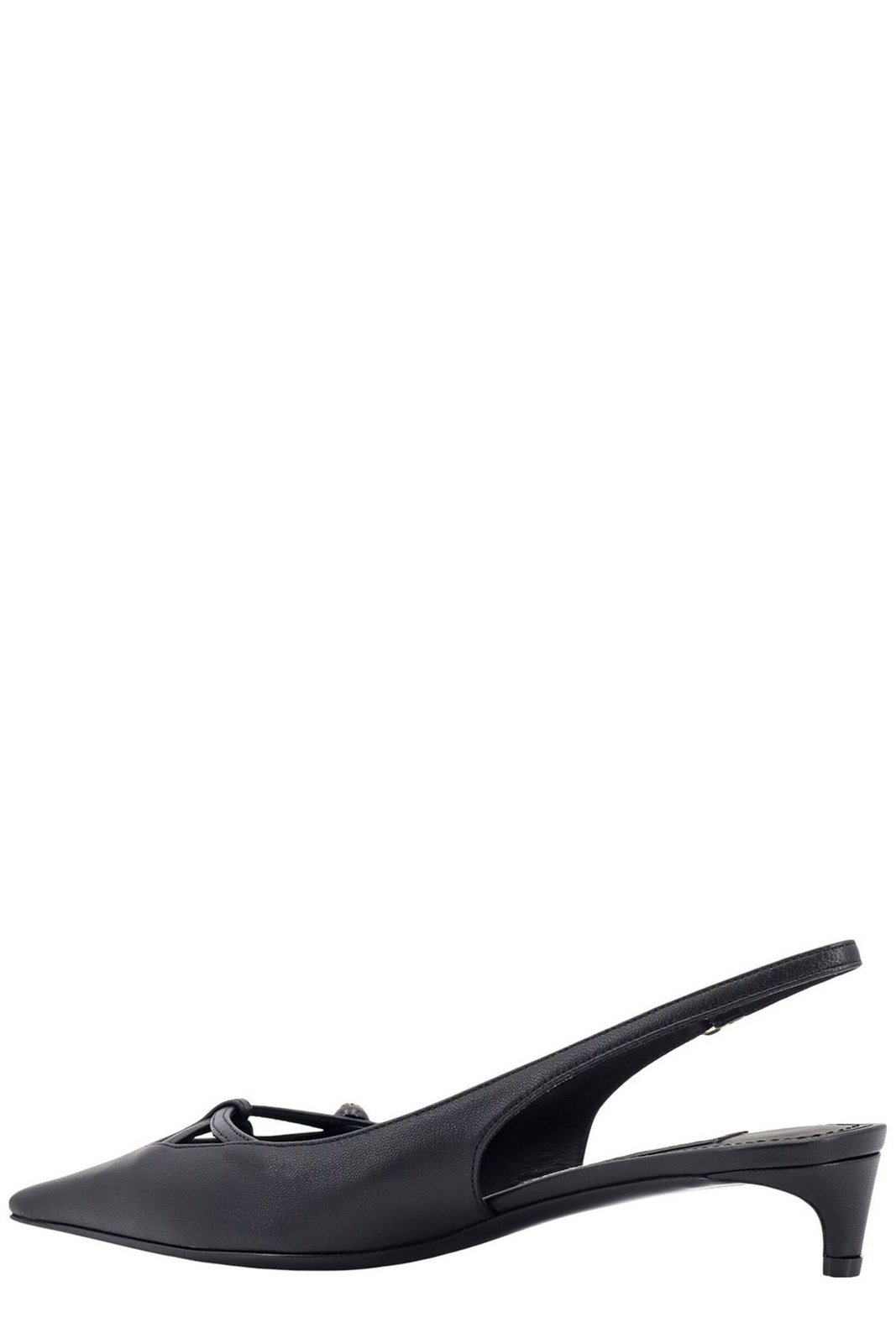 Dolce & Gabbana DG Logo Plaque Slingback Pumps