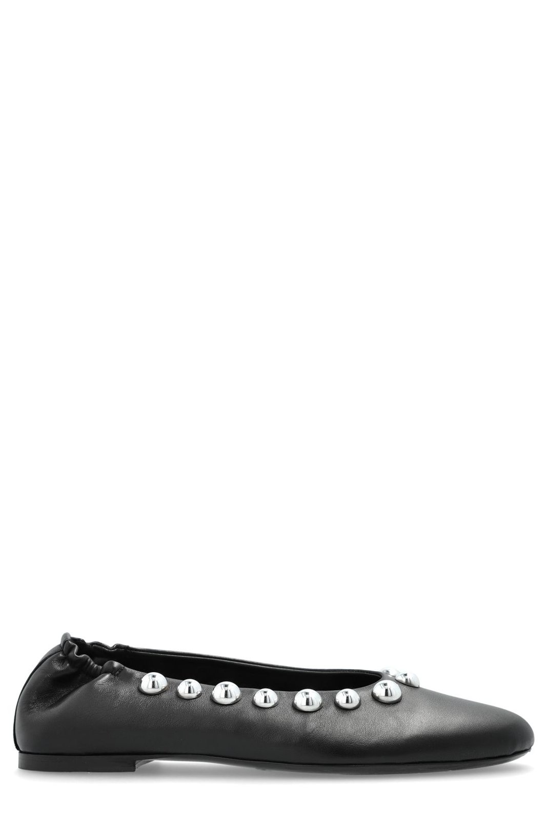 Iro Studded Round Toe Ballet Flats