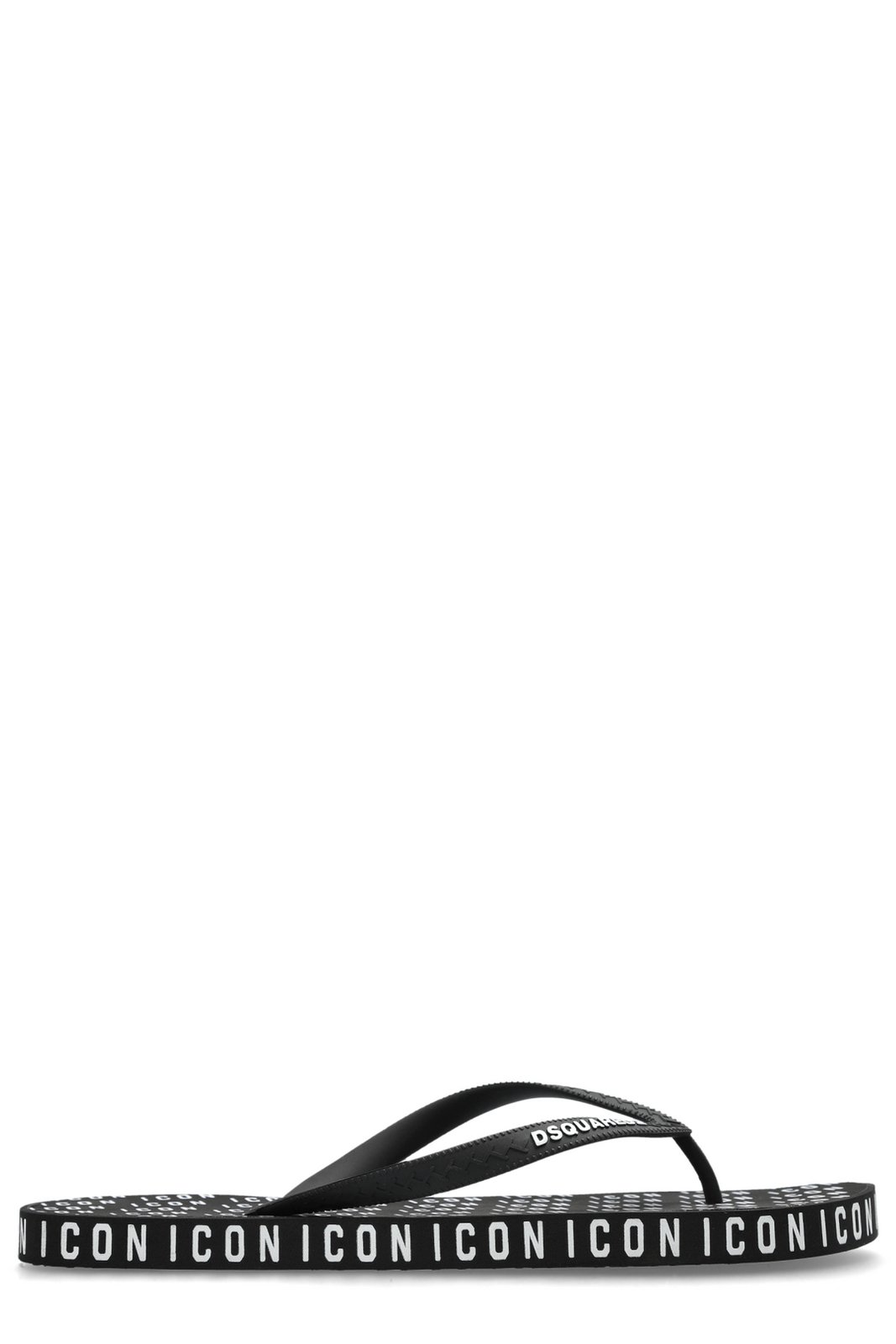 디스퀘어드2 아이콘 올오버 로고 프린트 플립플랍 FFM000117208243 2124