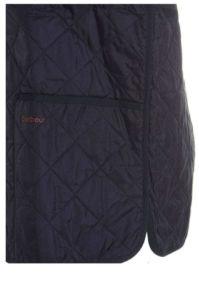 BARBOUR 퀼팅 집업 조끼