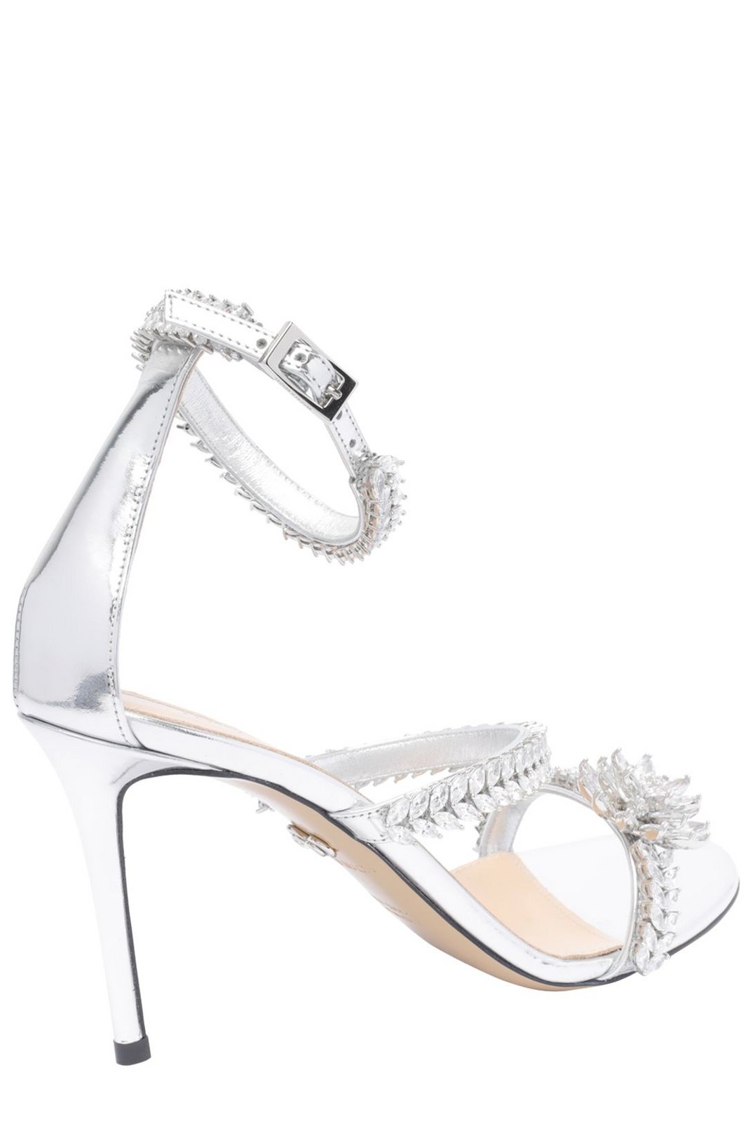 Mach & Mach Floral Embellished Slip-On Sandals