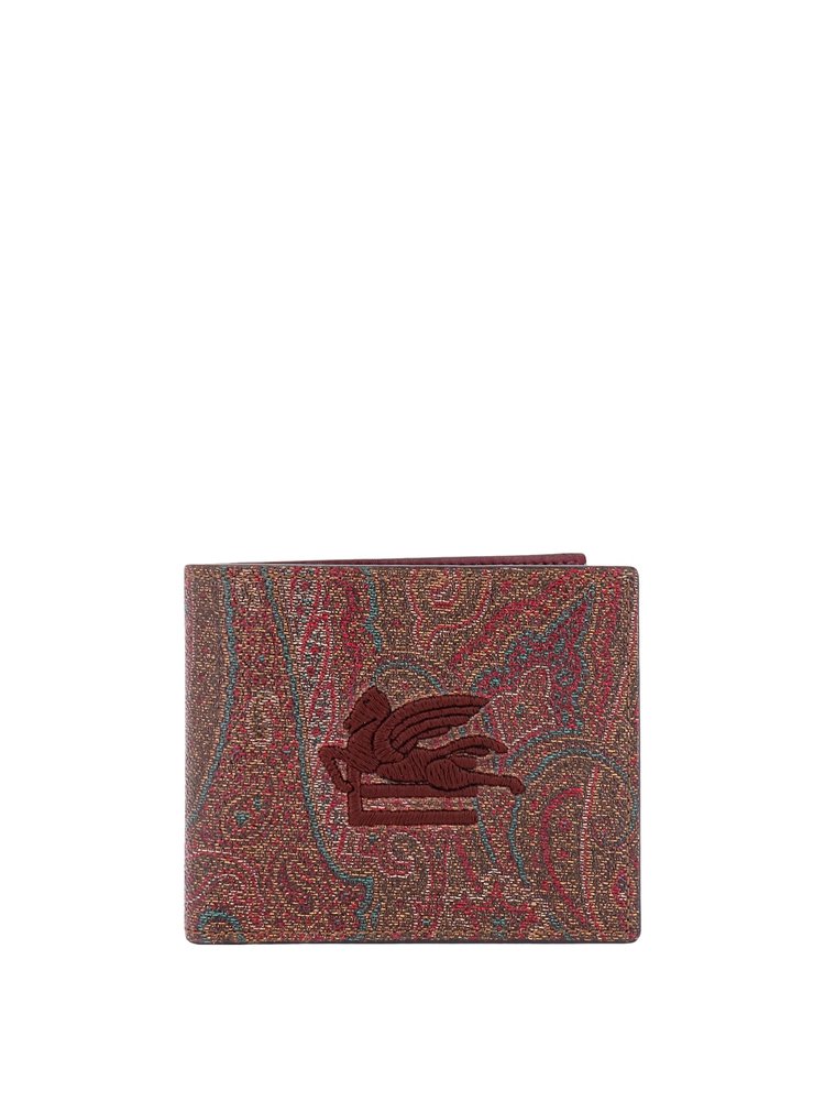 【送料&関税込】Etro Pegaso Wallet Etro Paisley Bifold Wallet With Pegaso Logo 財布 通販