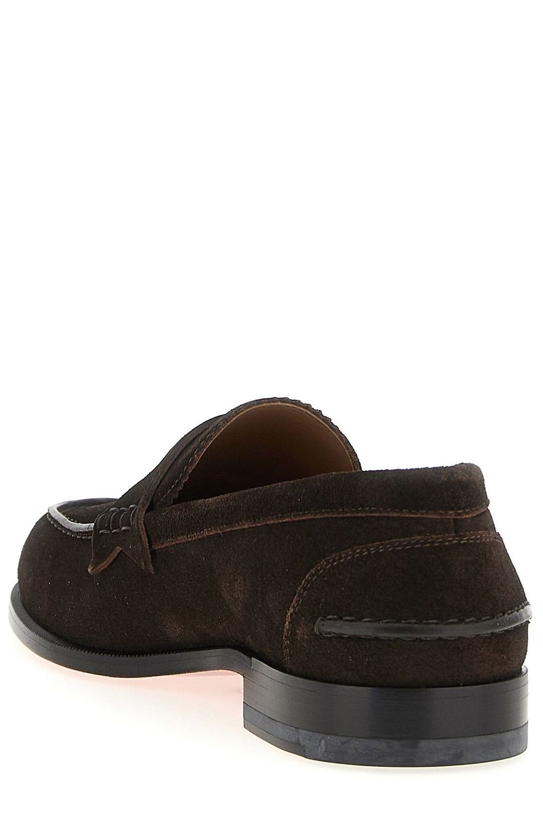Christian Louboutin Almond Toe Slip-On Penny Loafers