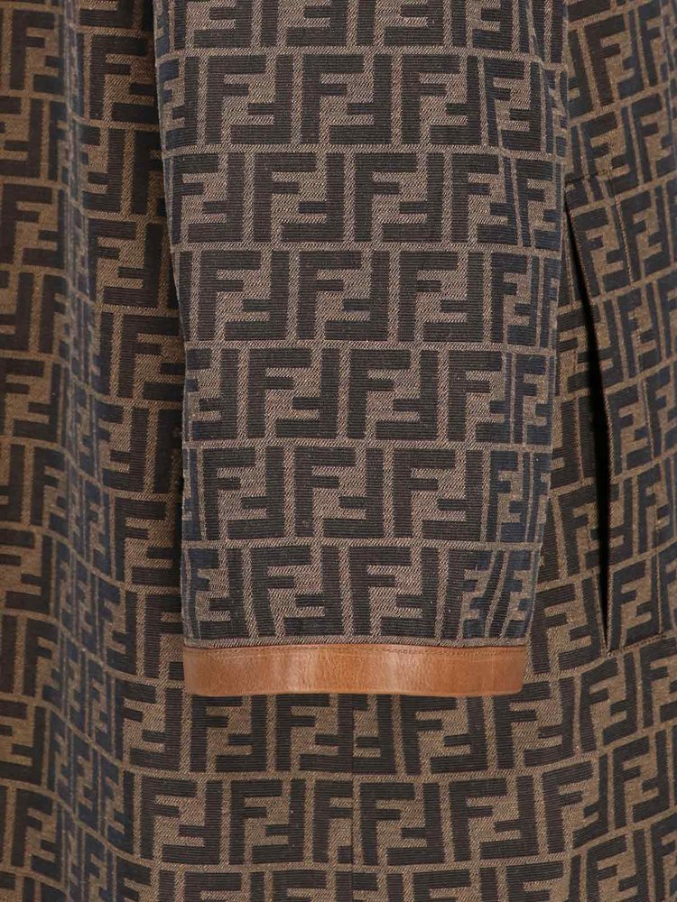 Fendi FF Logo Jacquard Reversible Trench Coat – Cettire