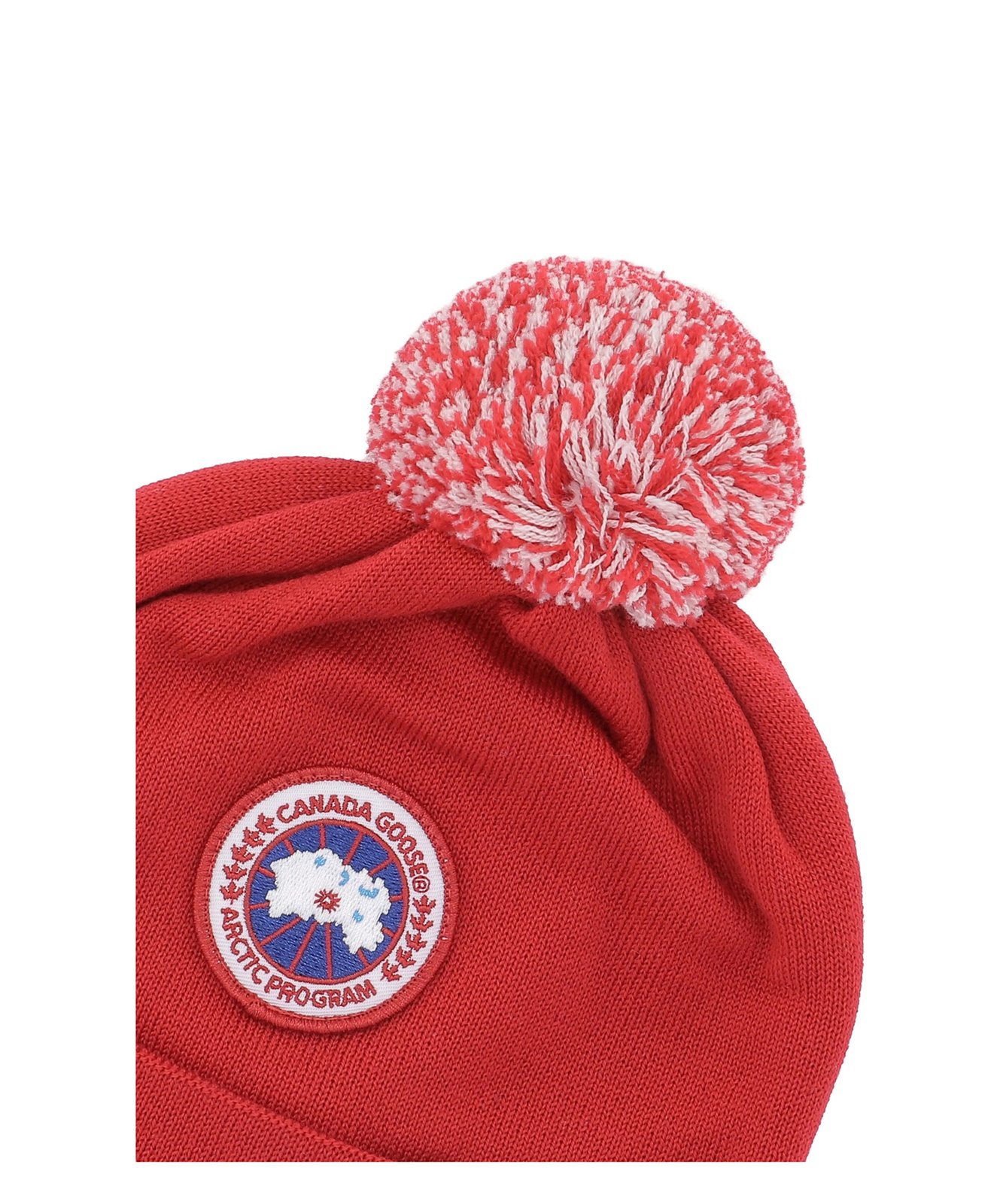 Canada Goose Kids Logo Patch Pompom Hat 
