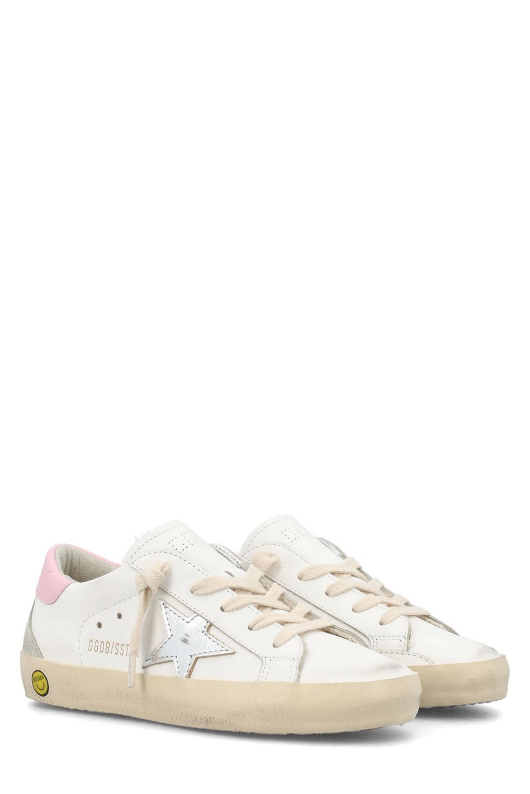 Golden Goose Kids Star Patch Lace-Up Sneakers