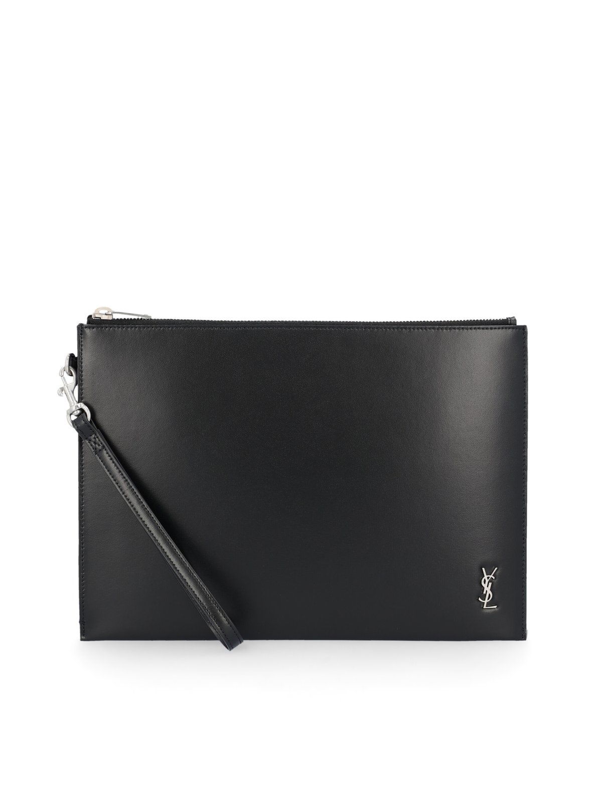 Saint Laurent Tiny Monogram Zipped Clutch Bag – Cettire 