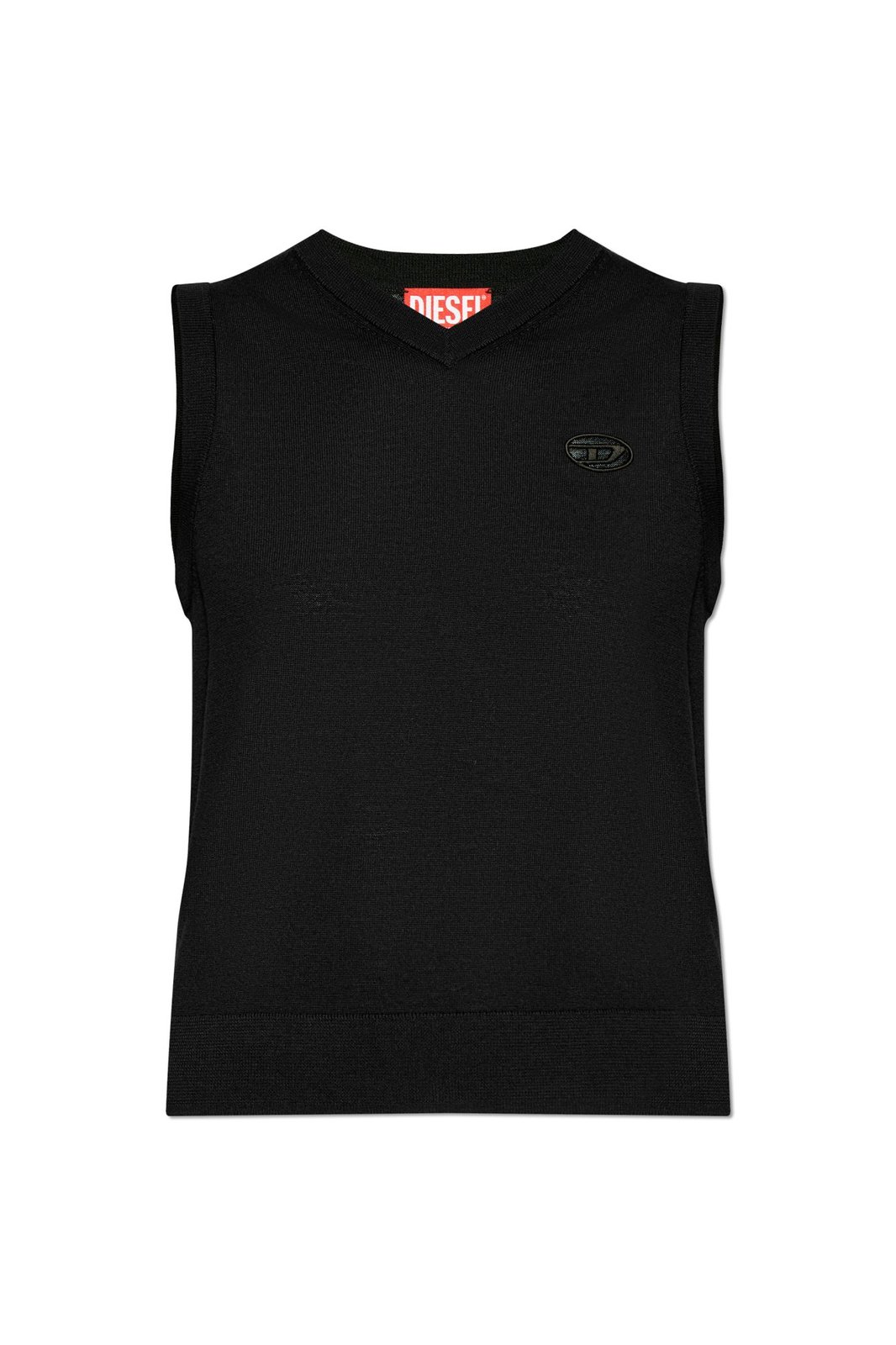 Diesel M-Aligea V-Neck Knitted Vest