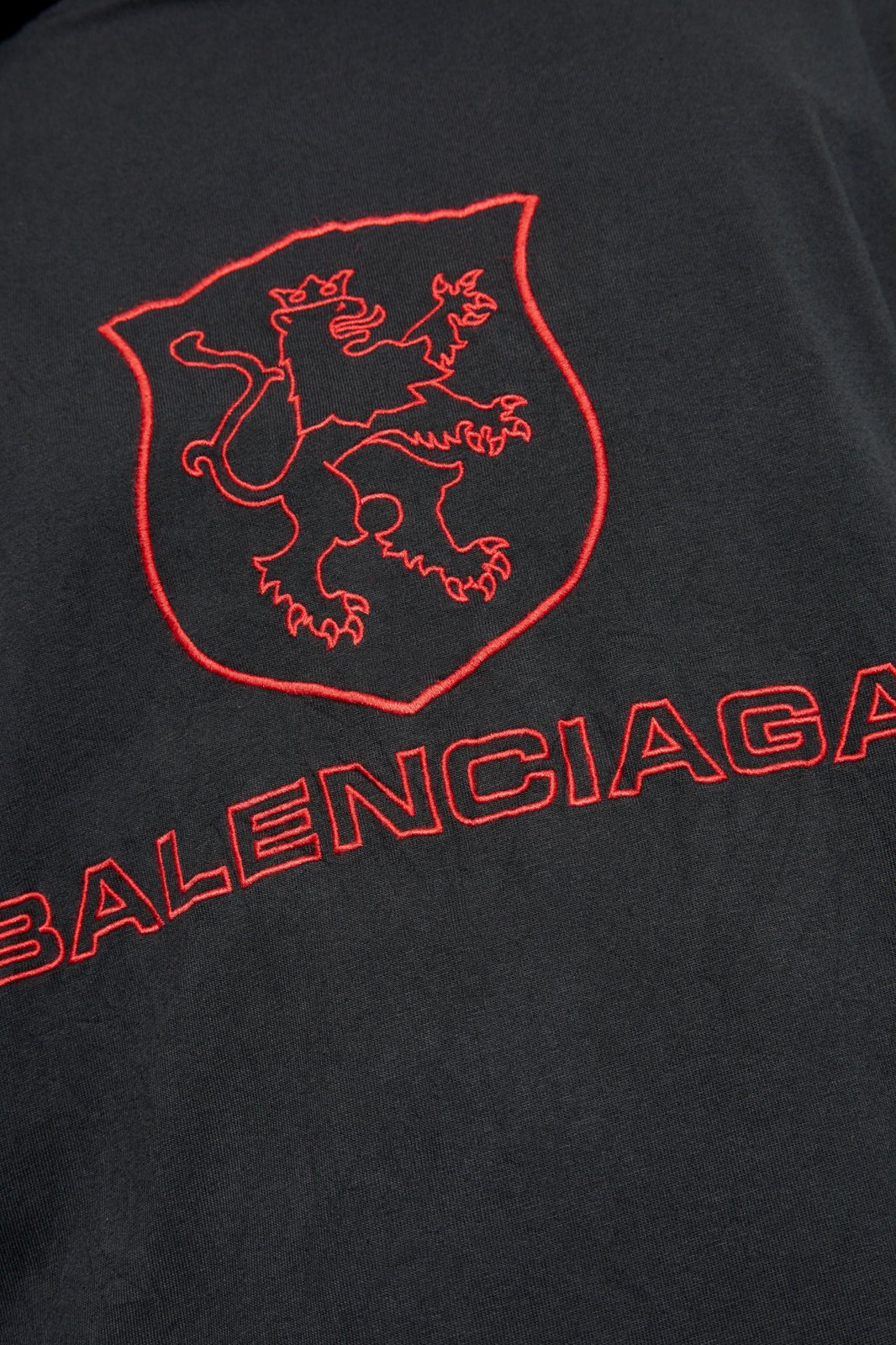 Shop Balenciaga Lion Club Oversized T-Shirt on Sale at