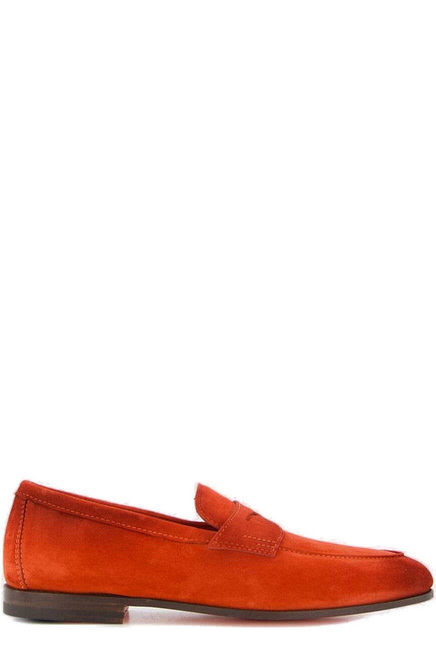 Santoni Penny-Slot Slip-On Loafers