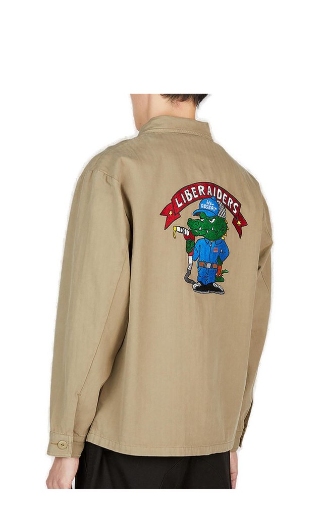 ジャケット・アウター Liberaiders Jacket Large Size Liberaiders STAMPED DENIM JACKET – unexpected store