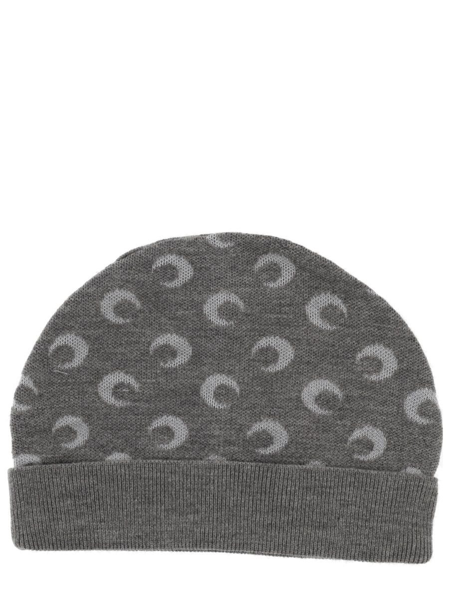 Marine Serre Moon-Printed Knitted Beanie