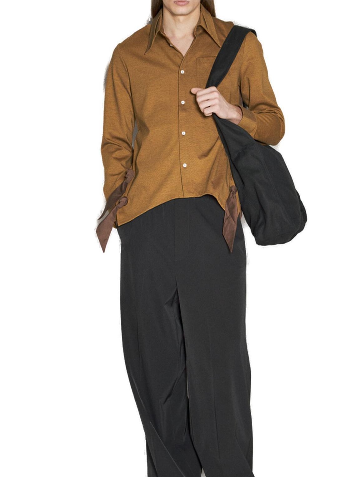Kiko Kostadinov Rino Twisted Knotted Shirt – Cettire