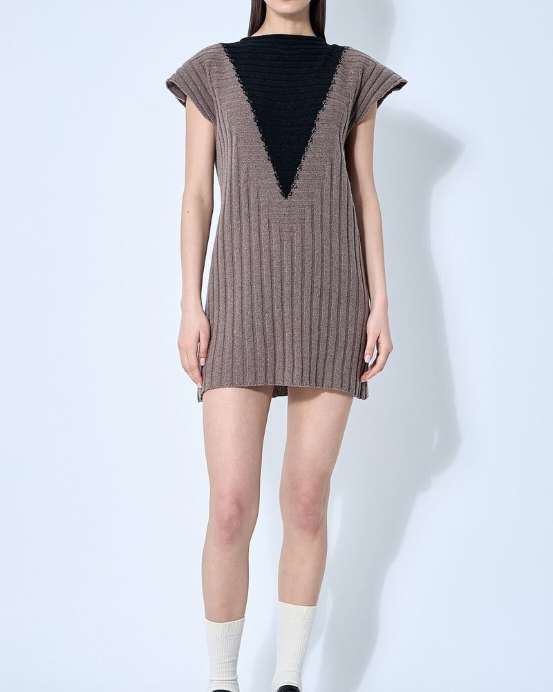 KIKO KOSTADINOV ダコタニットシフトドレス KKWSS25KN1291 Kiko Kostadinov Dakota Knit Shift Dress – Cettire