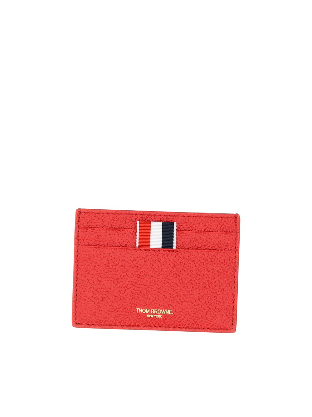 【関税&送料込】Thom Browne Portacarte Con Logo Thom Browne Logo Printed Striped Card Holder – Cettire