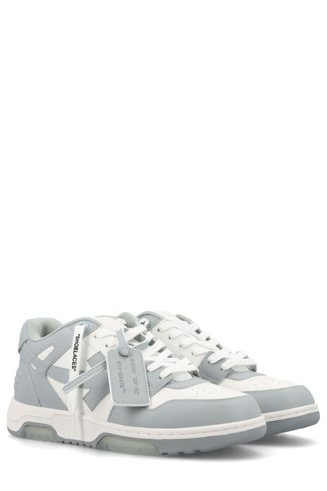Off-White Out Of Office Round Toe Lace-Up Sneakers
