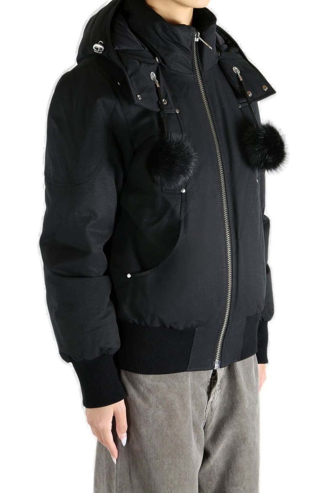 Moose Knuckles Hooded Zipped Jacket