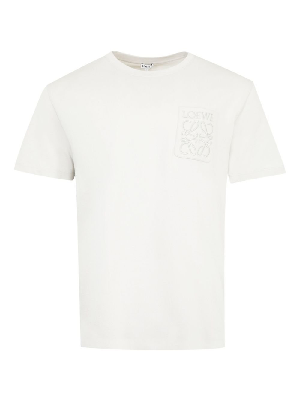Loewe Logo Embroidered Crewneck T-Shirt