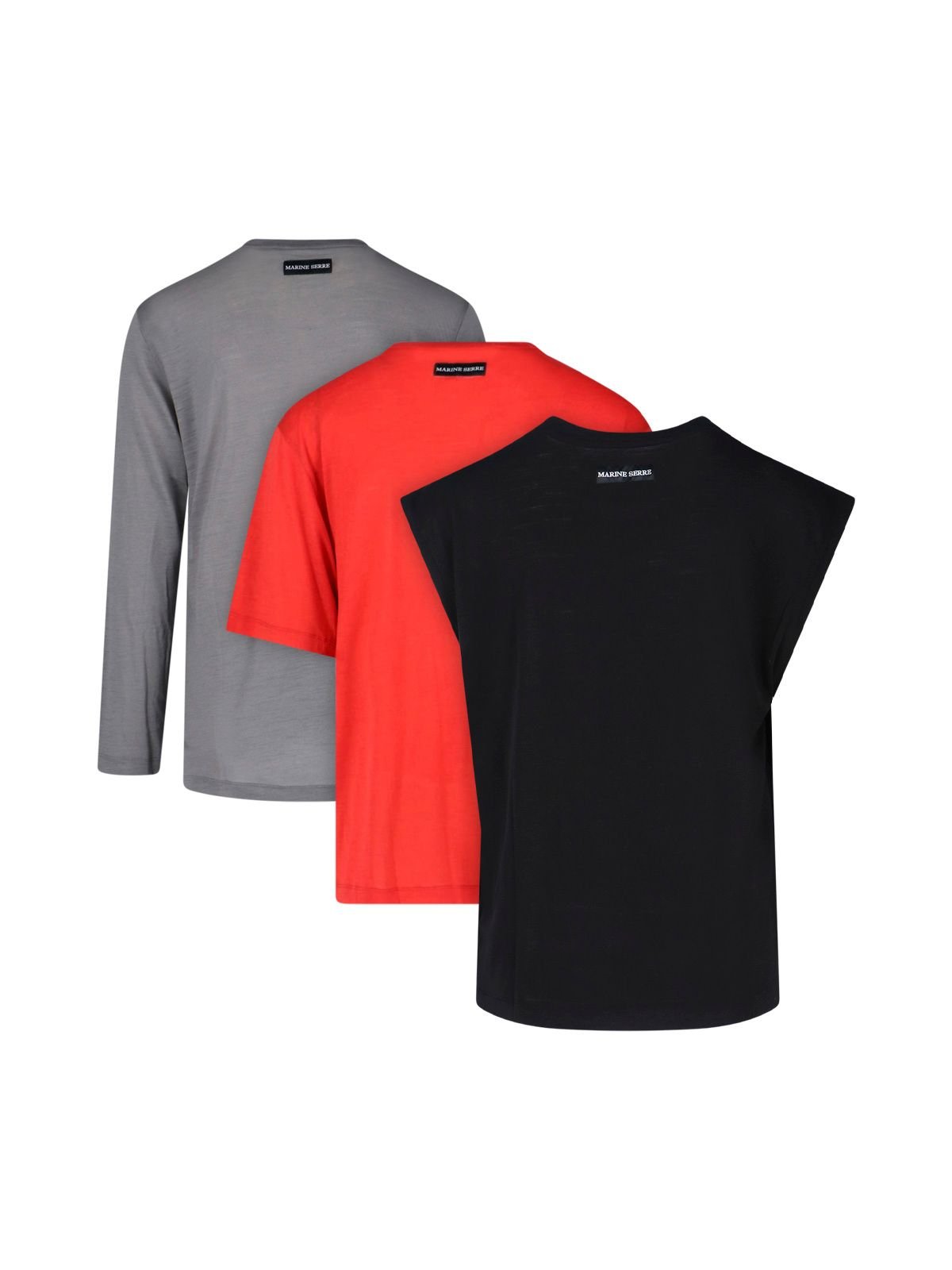Marine Serre Pack Of Three Jersey T-Shirts Set