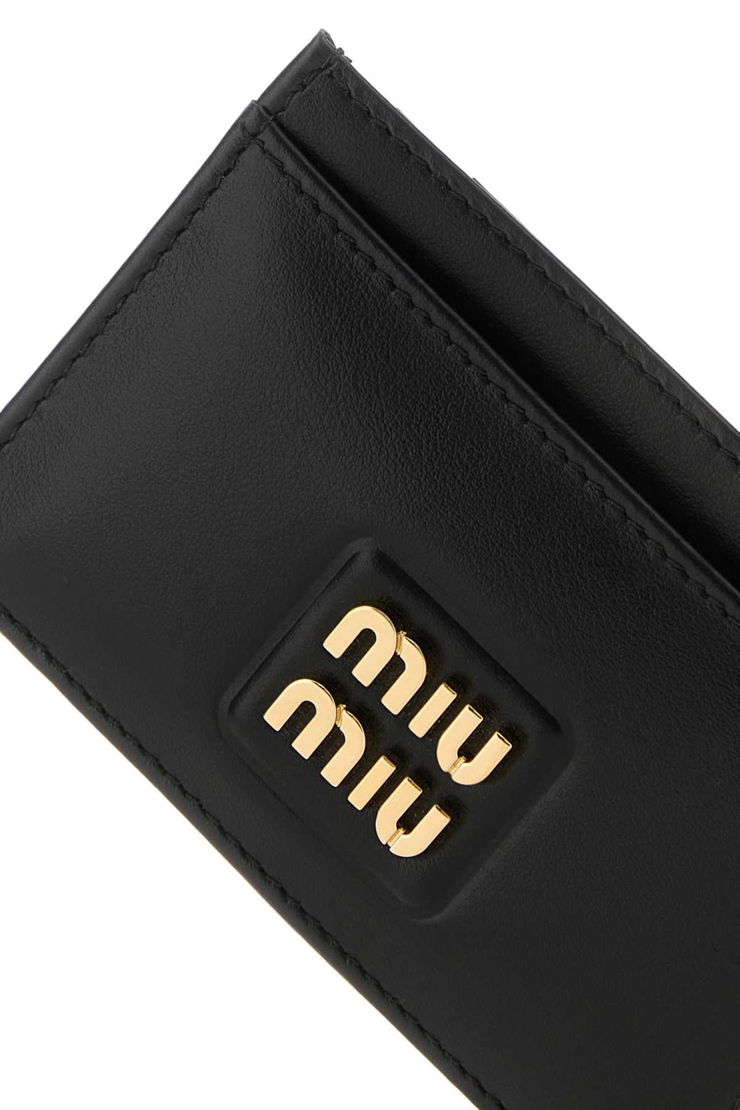 TikTokで反響☆ Miu Miu ロゴレタリング カードホルダー ミュウミュウ ロゴレタリング カードホルダー
