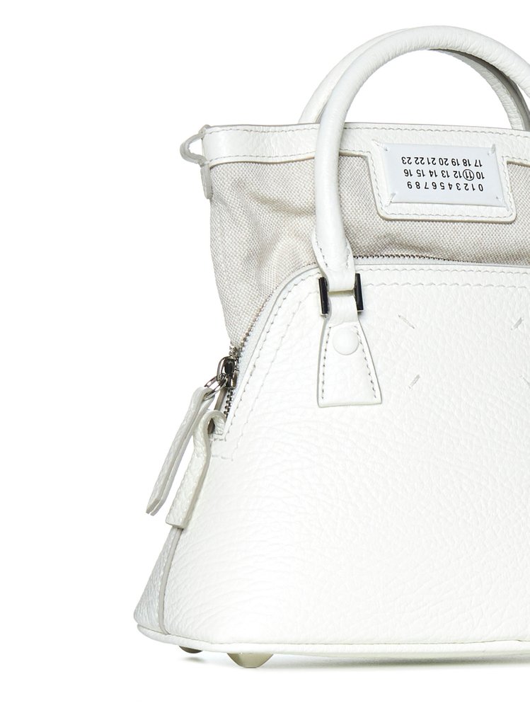 バッグ Maison Margiela 5ac Black Leather Large 5AC Shopping Bag | Maison Margiela