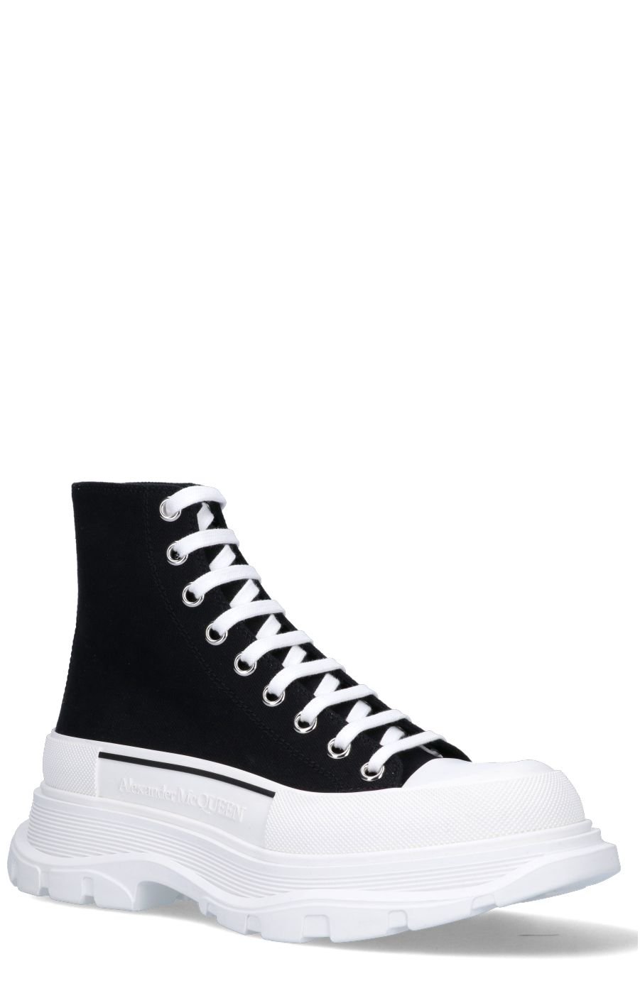 Alexander McQueen Tread Slick Lace-Up Boots