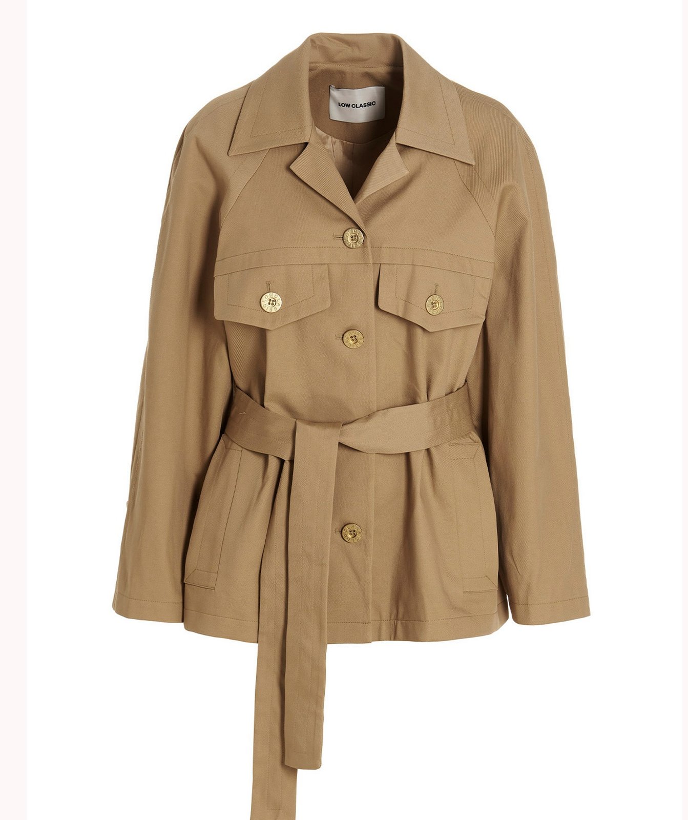 Low Classic Belted Buttoned Jacket – Cettire