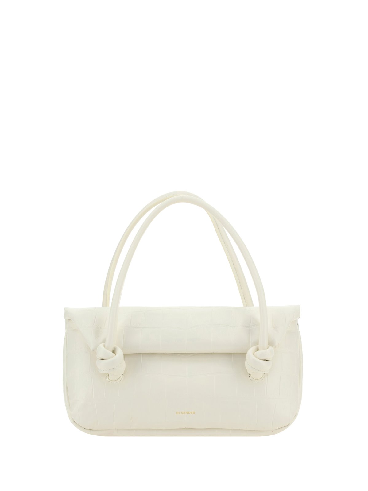 JIL SANDER LID スモールバッグ　美品 Jil Sander スモール ノットディテール エンボス ショルダー バッグ
