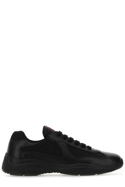 Prada Collapse Re-Nylon Lace-Up Sneakers